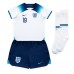 Billiga England Mason Mount #19 Barnkläder Hemma fotbollskläder till baby VM 2022 Kortärmad (+ Korta byxor)